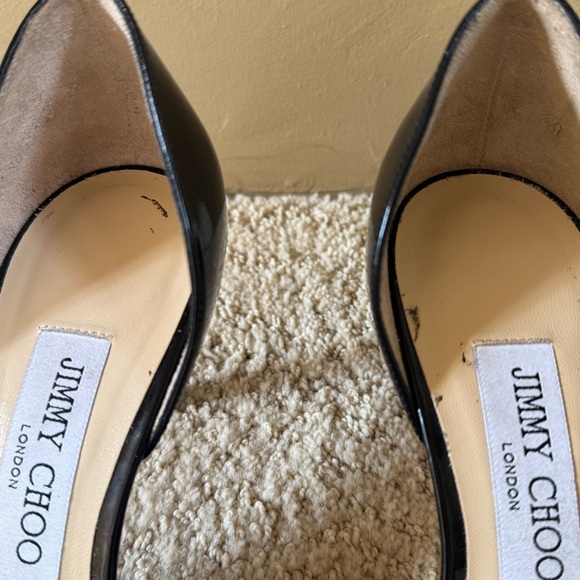 Jimmy Choo Black Heels with Pearl Accents - Picture 10 of 14